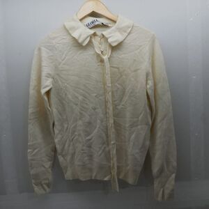 VTG Gloria Sachs Henley 100% Cashmere Scottish Sweater Womens Size Large UK